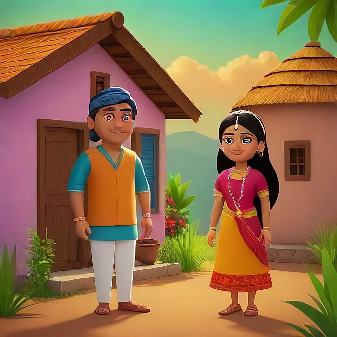 3D cartoon character art